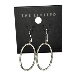 The Limited Oval Studded Pierced Earrings NWT